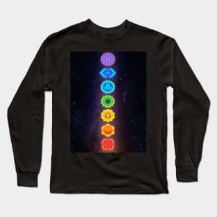 7 Chakras Long Sleeve T-Shirt